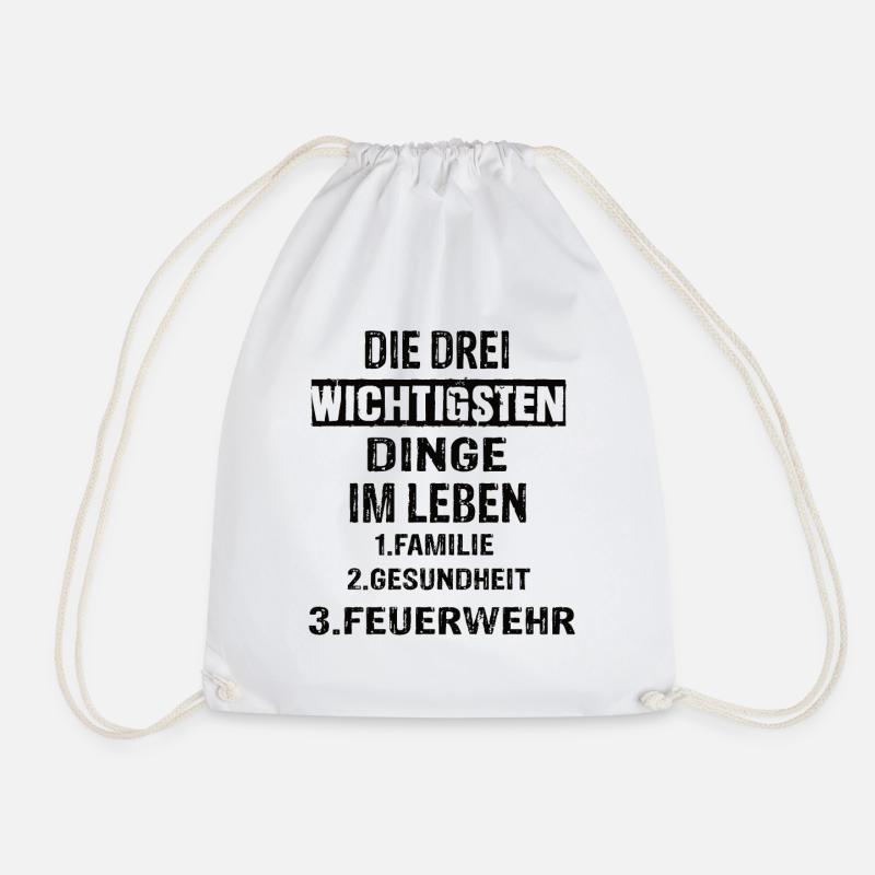 Feuerwehr - Turnbeutel - Weiß