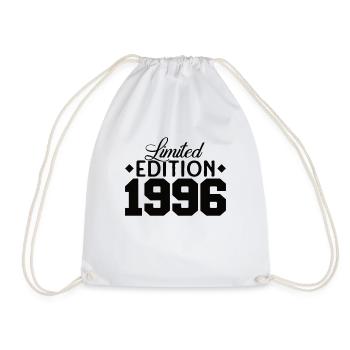 Jahrgang 1996 Retro Bitrthday Limited Edition - Turnbeutel - Weiß - Vorne