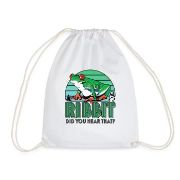 Rainette aux yeux rouges Mignon - Sac de sport léger - blanc - Devant
