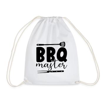 BBQ Master - Drawstring Bag - white - Front