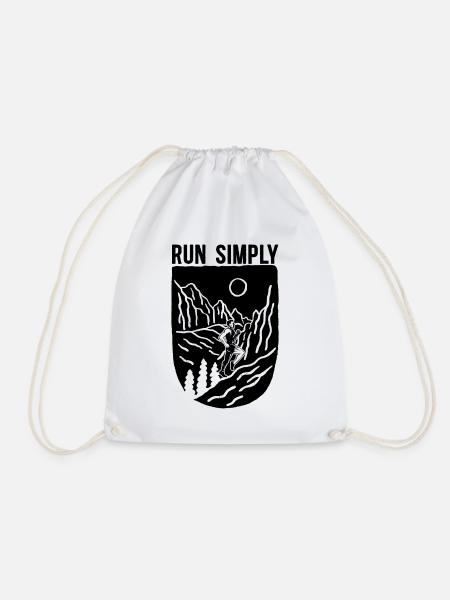 Run Simply Marathoner Ultra Running Trail Runner - Turnbeutel - Weiß