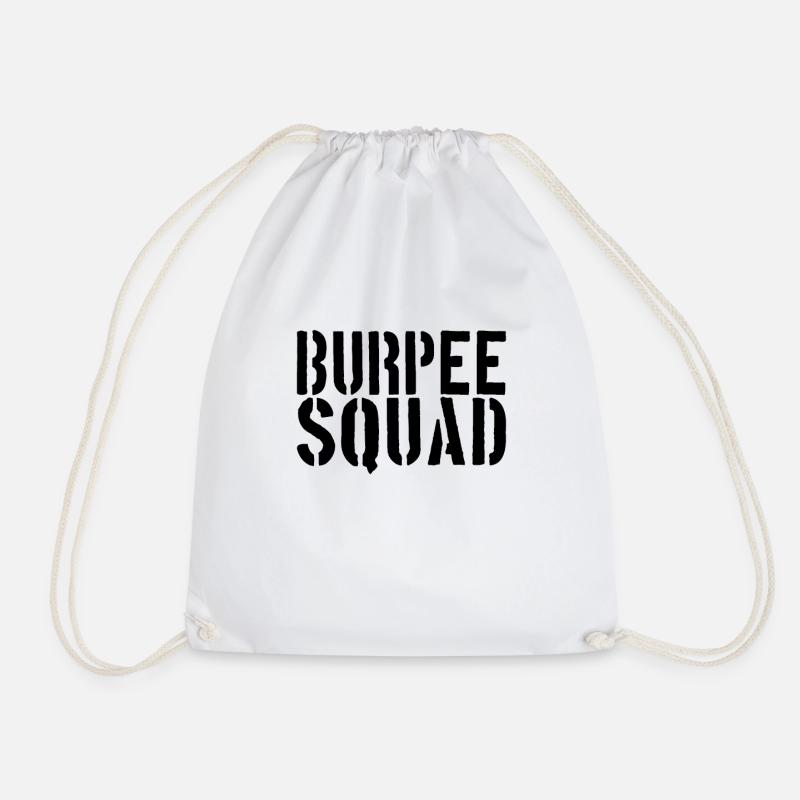Burpee Squad - Turnbeutel - Weiß