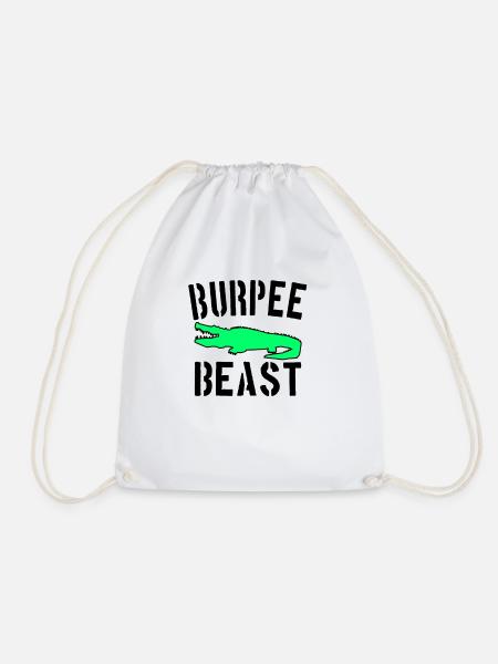 Burpee Beast - Turnbeutel - Weiß