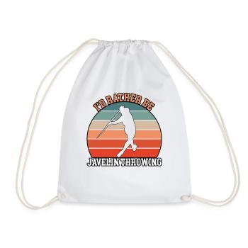 Plutôt lancer du javelot - Sac de sport léger - blanc - Devant
