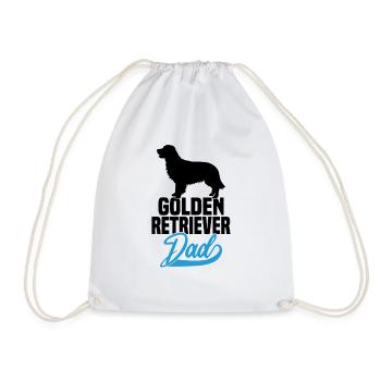 Papa Golden Retriever - Sac de sport léger - blanc - Devant