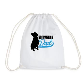 Papa Rottweiler - Sac de sport léger - blanc - Devant