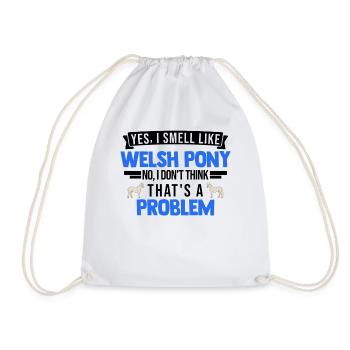 Welsh Pony Smell Welsh Horse - Sac de sport léger - blanc - Devant