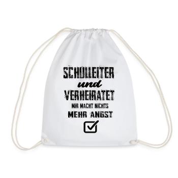 Schulleiter und Verheiratet - Turnbeutel - Weiß - Vorne