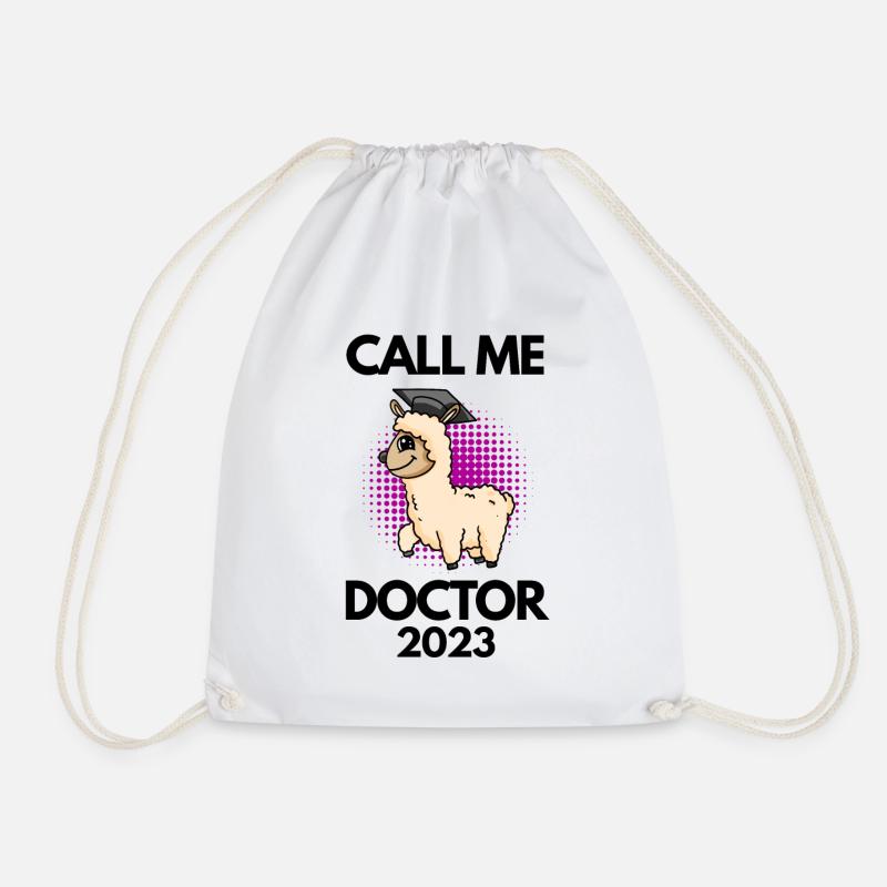 Doktorarbeit Promotion Doktortitel 2023 Doktor - Turnbeutel - Weiß