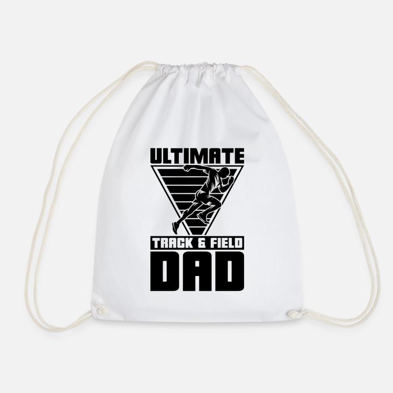 Ultimate Track & Field Dad Triathlon Sprinter - Turnbeutel - Weiß