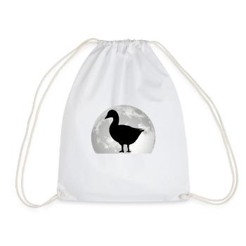Oies Moon Goose Éleveuse Oie Oie - Sac de sport léger - blanc - Devant