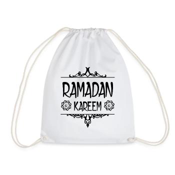 Ramadan Kareem - Drawstring Bag - white - Front