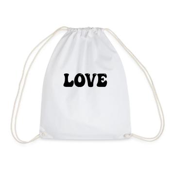 Aimer Amour amoureux - Sac de sport léger - blanc - Devant