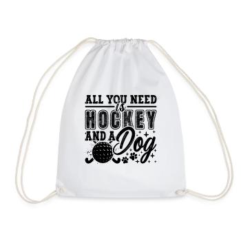 Tout ce dont vous avez besoin est un joueur de hockey-balle au sol - Sac de sport léger - blanc - Devant