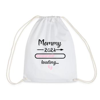 Maman 2024 Chargement Grossesse Mère Mère - Sac de sport léger - blanc - Devant