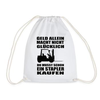 Stapler - Turnbeutel - Weiß - Vorne
