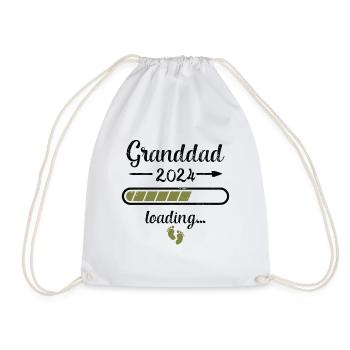 Grand-père 2024 Store Grossesse Grand-père - Sac de sport léger - blanc - Devant