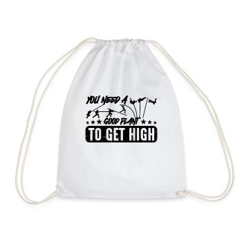 You Need A Good Plant Track And Field Pole Vaulter - Drawstring Bag - white - Front