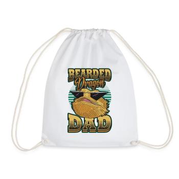 Meilleur père dragon barbu de tous les temps - Sac de sport léger - blanc - Devant