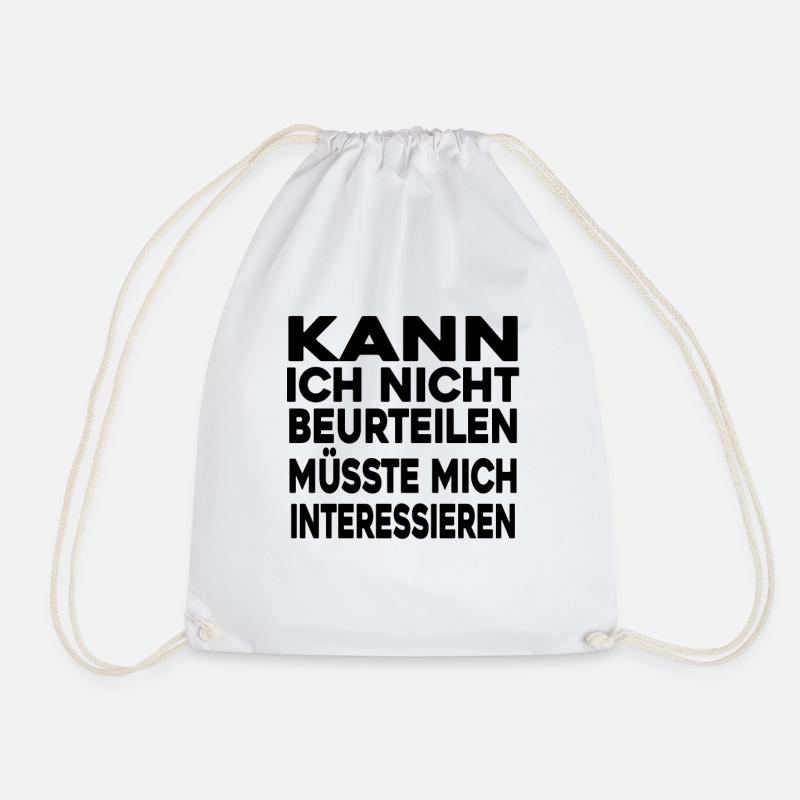 lustig - Turnbeutel - Weiß