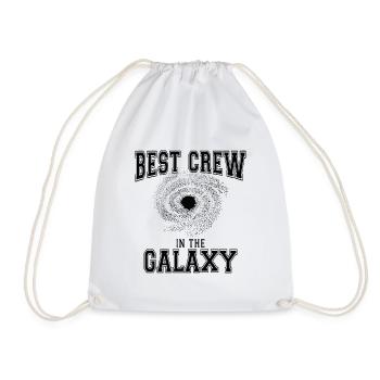 Galaxy Workplace Coworker Crew Office Family - Drawstring Bag - white - Front