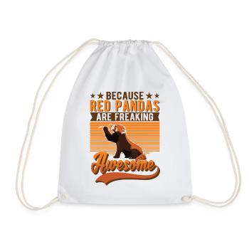Red Panda Cadeau Panda Rouge - Sac de sport léger - blanc - Devant