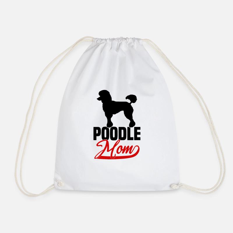 Maman caniche - Sac de sport léger - blanc