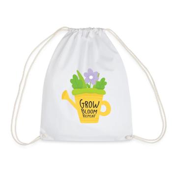 Jardinage Fleuriste Fleurs Plantes Fleurs - Sac de sport léger - blanc - Devant