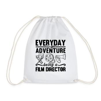 Everyday Is An Adventure Movie Film Directors - Drawstring Bag - white - Front