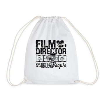 Film Director Way Hotter Than Movie Film Directors - Drawstring Bag - white - Front