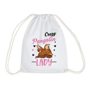 Pangolin fou Femme Pangolin - Sac de sport léger - blanc - Devant