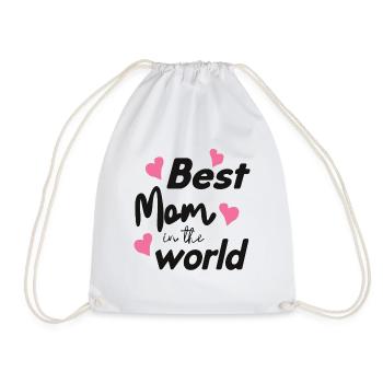 Best Mom In The World - Turnbeutel - Weiß - Vorne