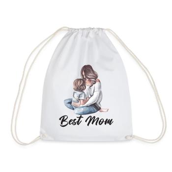Best Mom - Turnbeutel - Weiß - Vorne