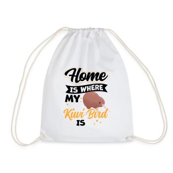 L’oiseau kiwi est ma maison Nouvelle-Zélande - Sac de sport léger - blanc - Devant