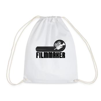 Filmmaker Retro Cinematography Director Filmmaker - Drawstring Bag - white - Front