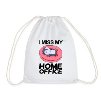 Bureau à domicile Miss Humour Drôle - Sac de sport léger - blanc - Devant