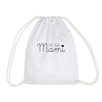 Ich liebe Mami - Turnbeutel - Weiß - Vorne