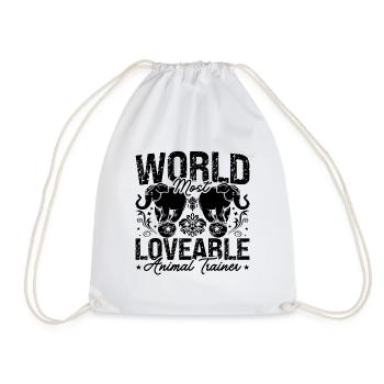 World's Most Loveable Zookeeper Animal Trainers - Turnbeutel - Weiß - Vorne