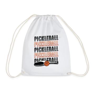 Amateurs de pickleball - Sac de sport léger - blanc - Devant
