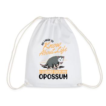 Opossum Cadeau Marsupial Opossum - Sac de sport léger - blanc - Devant