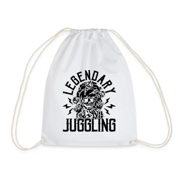 Legendary Juggling Circus Staff Circus Clowns - Drawstring Bag - white - Front