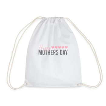 Mother’s Day - Drawstring Bag - white - Front