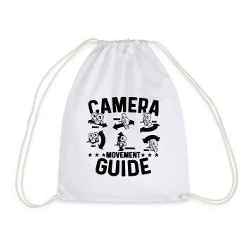 Guide de mouvement de caméra Caméraman Opérateurs de caméra - Sac de sport léger - blanc - Devant