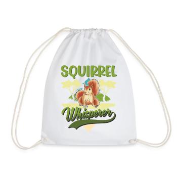 Écureuil Whisperer - Sac de sport léger - blanc - Devant