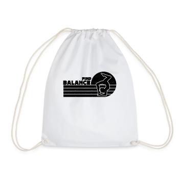 Trouver Balance Retro Backflip Gymnaste Contorsionniste - Sac de sport léger - blanc - Devant