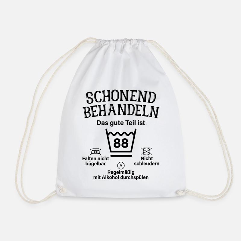 88. Geburtstag Schonend Behandeln 88 Teil Ist 88 - Turnbeutel - Weiß