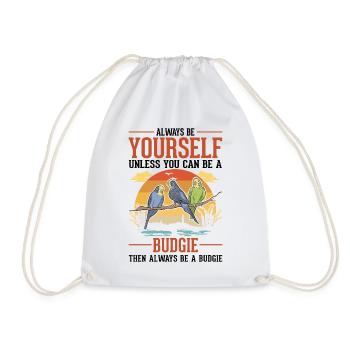 Toujours être toi-même Perruche perruche - Sac de sport léger - blanc - Devant