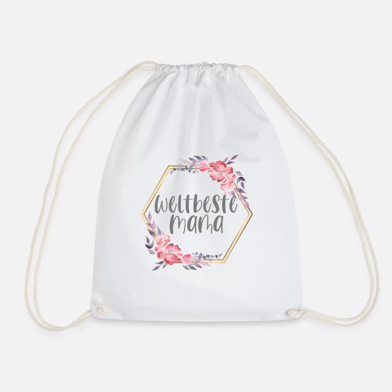 Weltbeste Mama Muttertag Mama Geschenk Geburtstag - Turnbeutel - Weiß