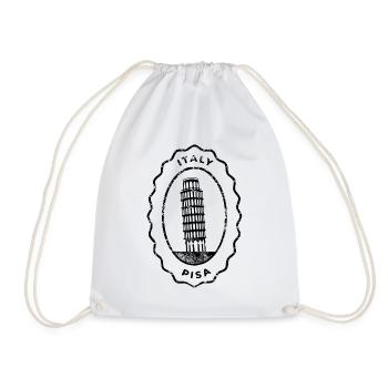 Pise Italie La tour penchée de Pise Souvenir - Sac de sport léger - blanc - Devant