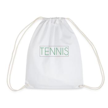 Lettrage Tennis - Sac de sport léger - blanc - Devant